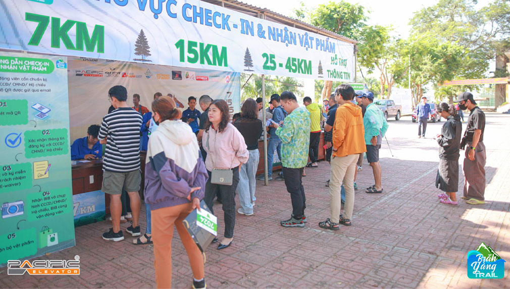 Một số hình ảnh Thang Máy Pacific đồng hành cùng Sự kiện Brăh Yàng Trail 2024