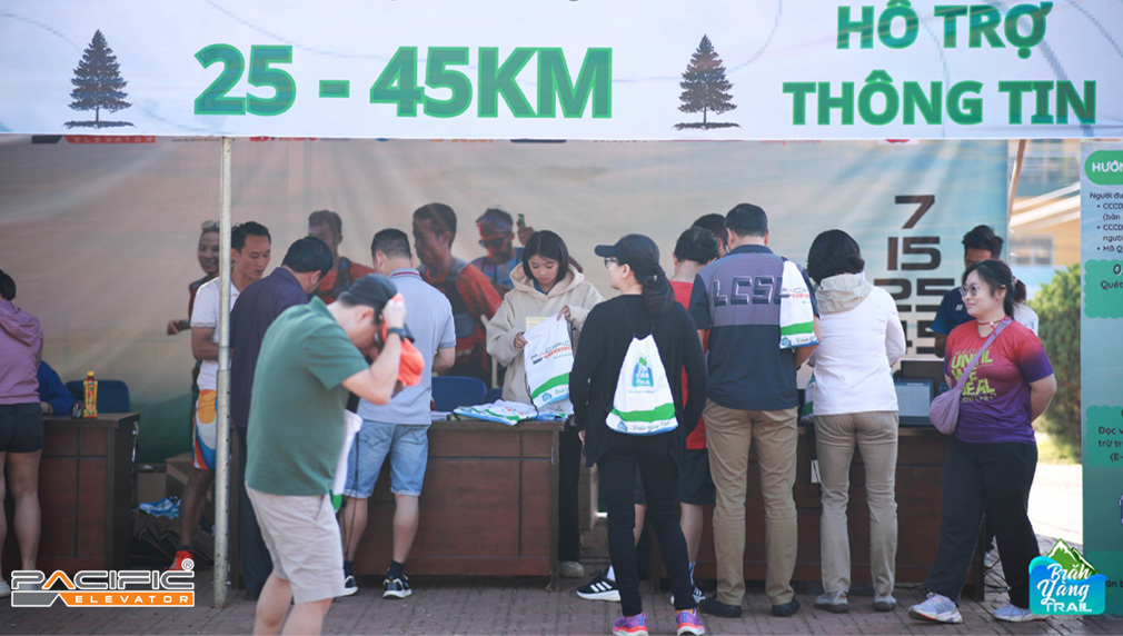 Một số hình ảnh Thang Máy Pacific đồng hành cùng Sự kiện Brăh Yàng Trail 2024