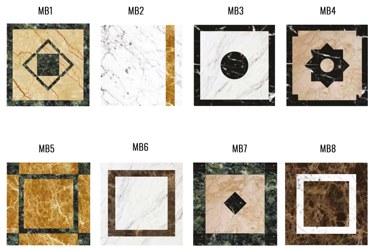 Cabin vật liệu mẫu Thang máy Pacific