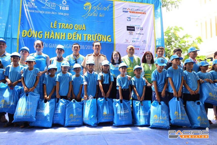 Hình ảnh Thang Máy Pacific đồng hành nhà tài trợ Kim Cương&nbsp;cho Chương trình Caravan 2030 lần thứ 30.