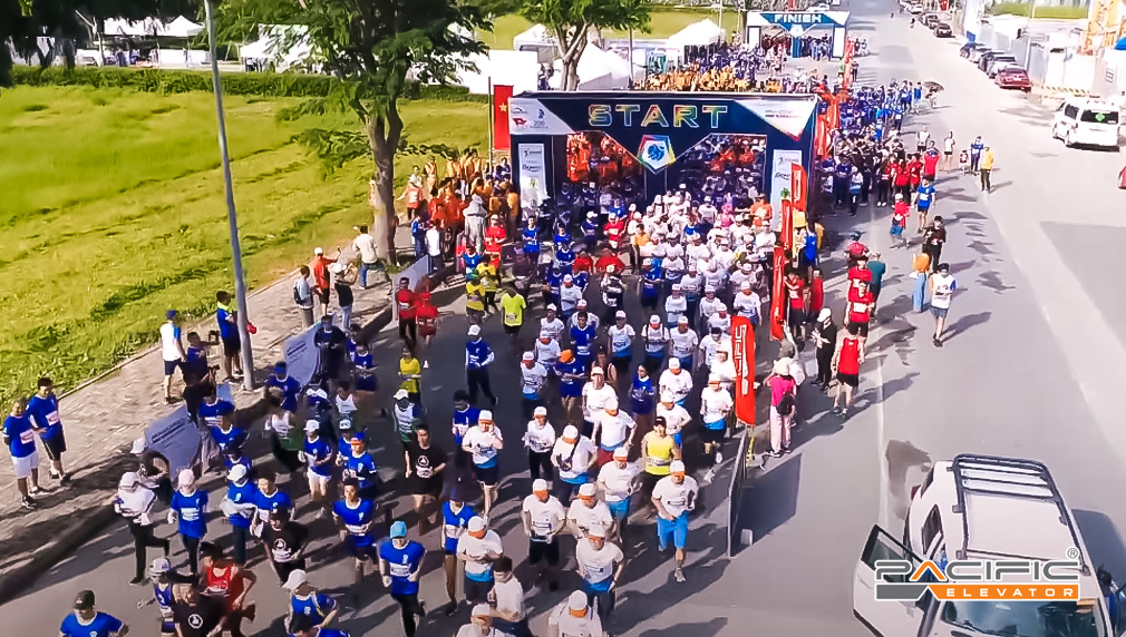 Thang Máy Pacific tài trợ sự kiện Giải Việt dã Doanh nhân – Cúp Pacific Elevator