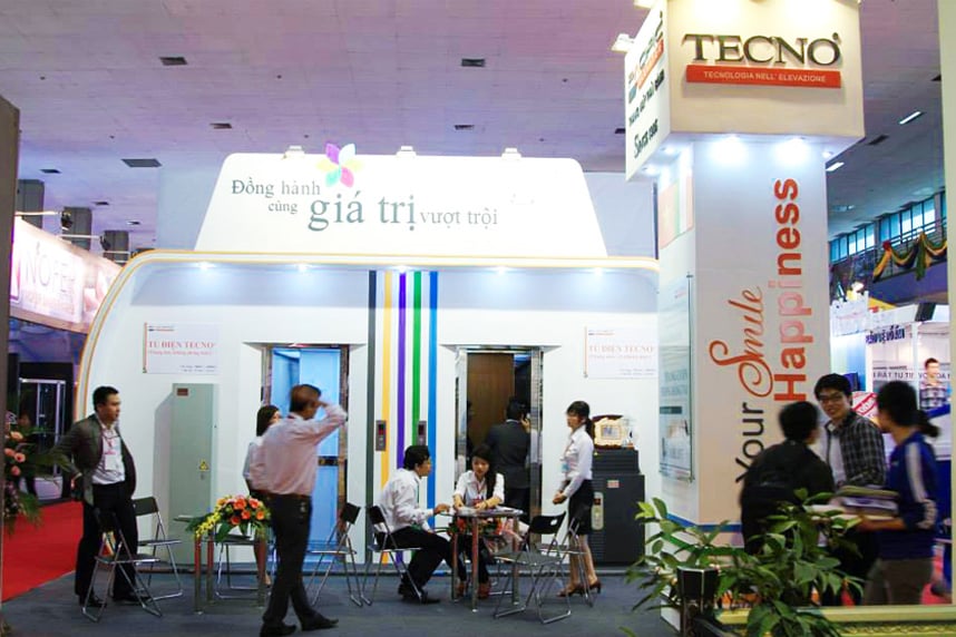 Thang Máy Pacfic tham gia hội trợ triễn lãm