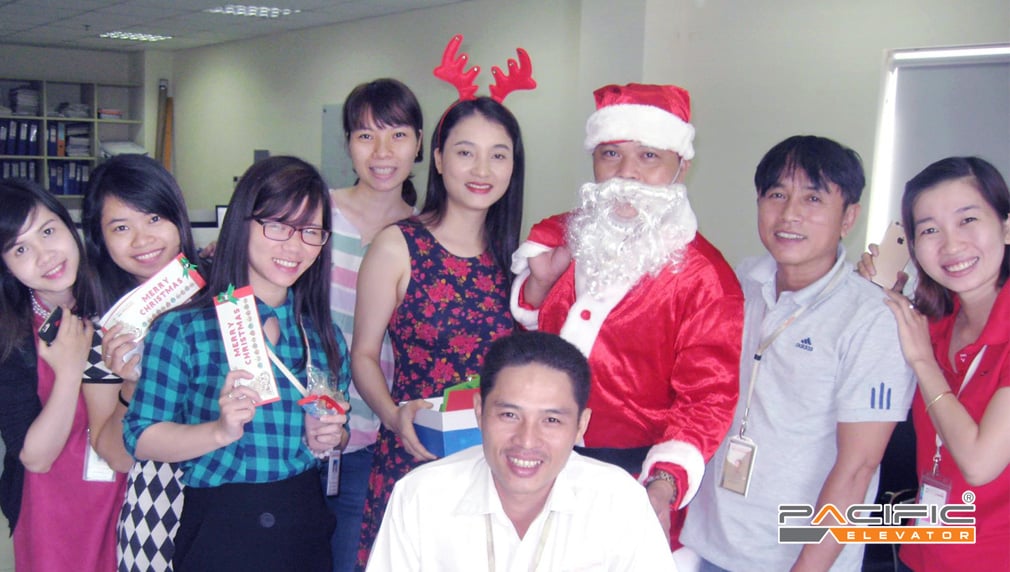 Thang Máy Pacific tổ chức sự kiện mừng giáng sinh cho nhân viên