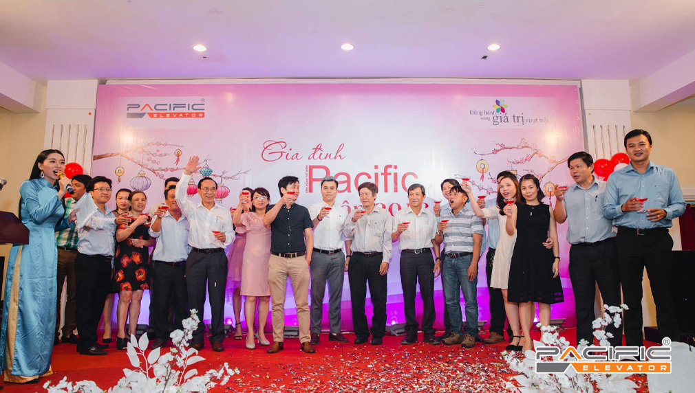 Thang máy Pacific tổ chức sự kiện mừng năm mới