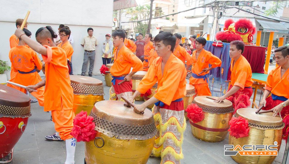 Thang máy Pacific tổ chức sự kiện Đón chào Năm mới