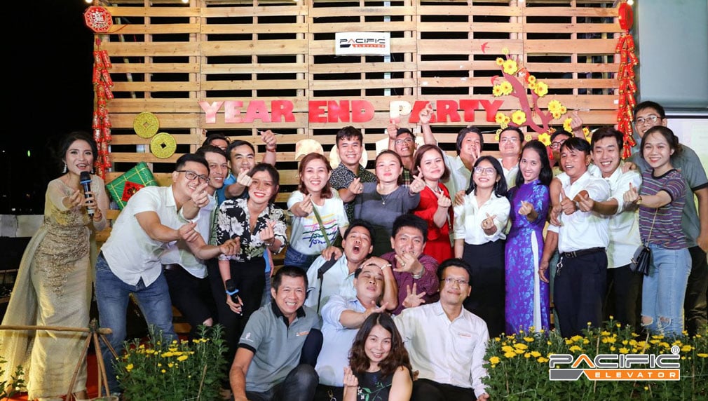 Thang máy Pacific tổ chức sự kiện Tiệc Tất Niên