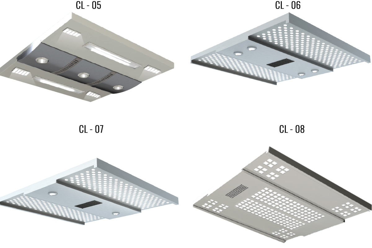 Các mẫu trần của Thang máy Pacific