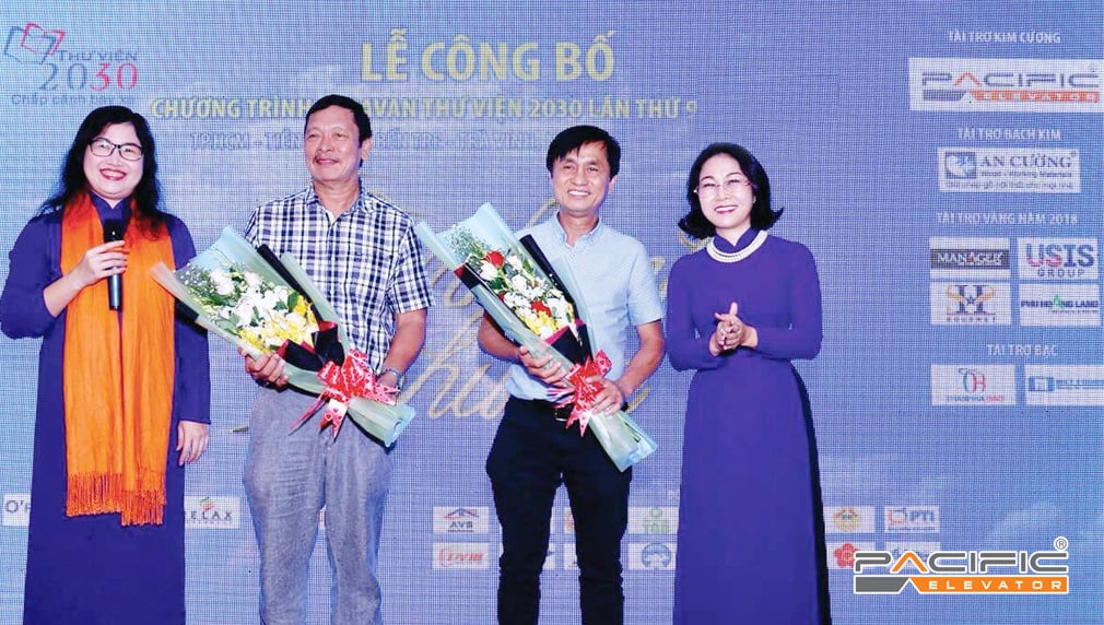 Tổng giám đốc Trần Tuấn Anh tại Chương trình Caravan Thư viện Hai Mươi Ba Mươi