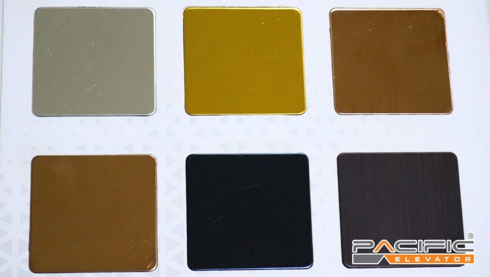 hình ảnh vật liệu cabin thang máy