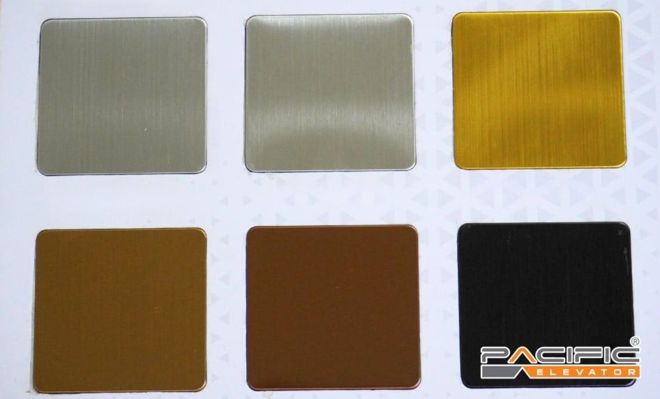 hình ảnh vật liệu cabin thang máy