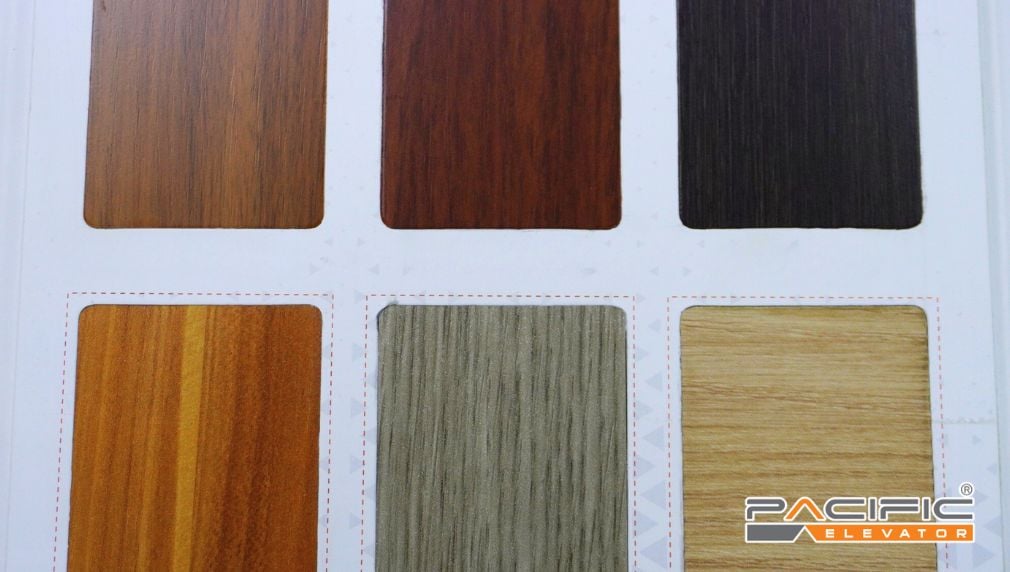 hình ảnh vật liệu cabin thang máy