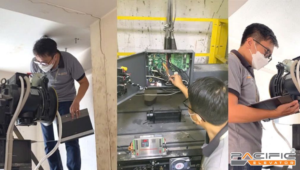 kỹ thuật Pacific kiểm tra thang máy