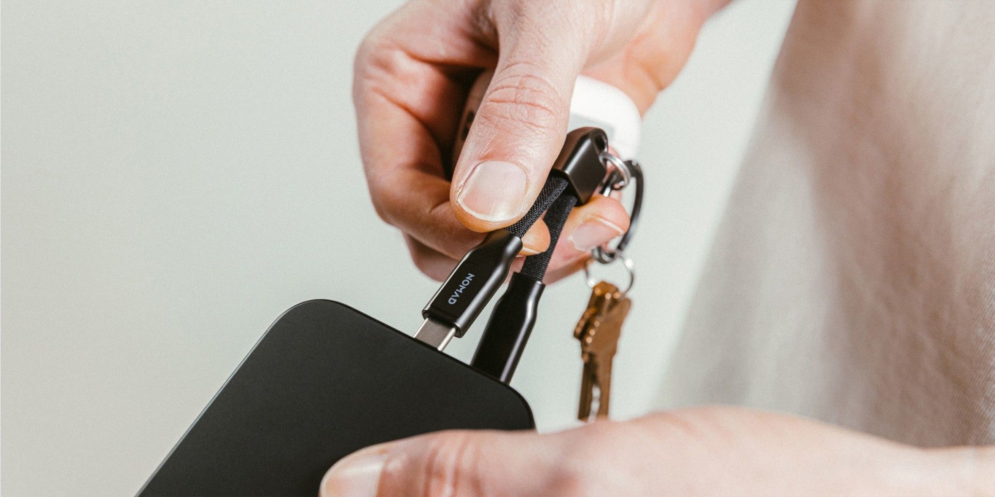 Cáp sạc móc khóa Nomad ChargeKey V2 (USB-C)