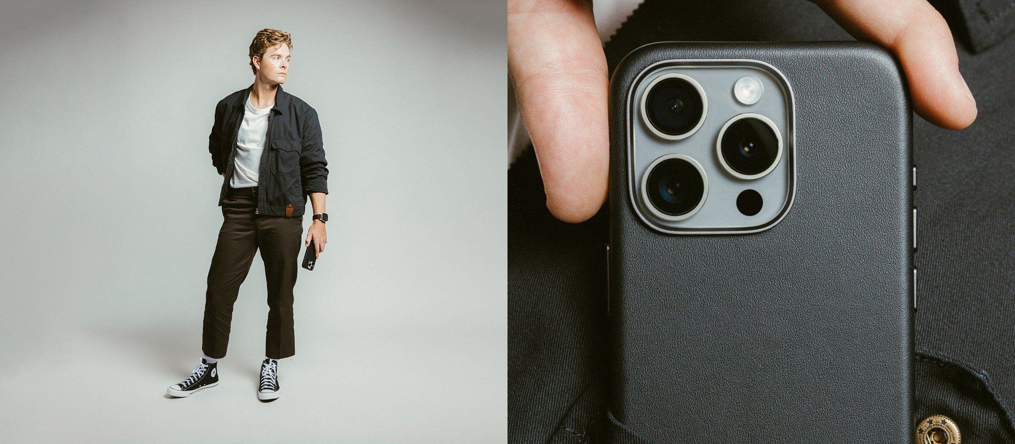 Ốp lưng Nomad Traditional Case - Nomad Leather cho iPhone 16 Pro/Pro Max