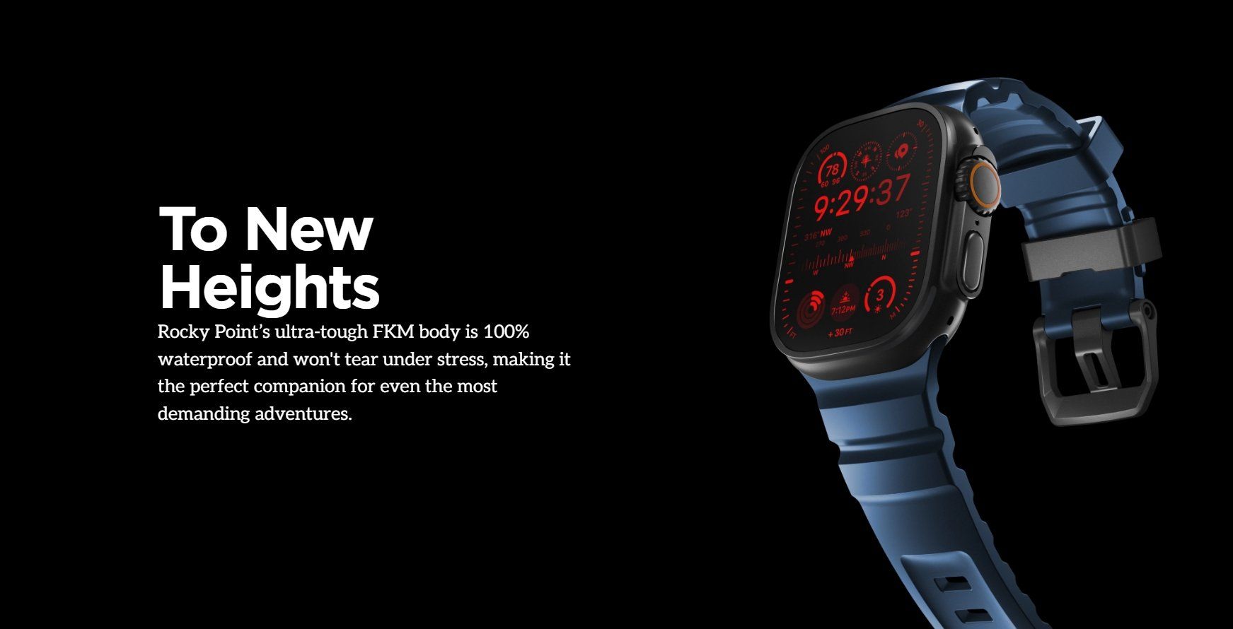Dây đeo Nomad Rocky Point cho Apple Watch Series (46/49mm)