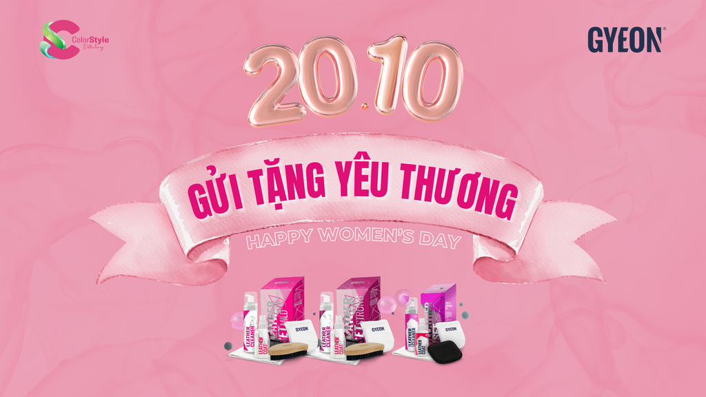 Tìm một món quà độc đáo cho ngày 20/10? Hãy nhớ đến Gyeon Q2M LeatherSet