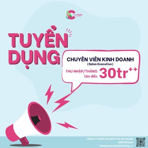 TUYỂN DỤNG CHUYÊN VIÊN KINH DOANH - THU NHẬP LÊN ĐẾN 30TR++/THÁNG