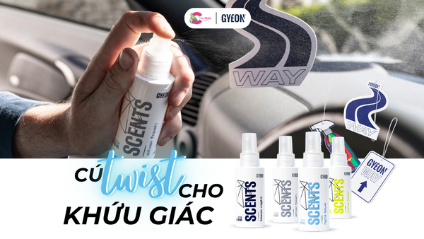 Cú twist cho khứu giác - Hương thơm nội thất xe Gyeon Q2M Scents mới