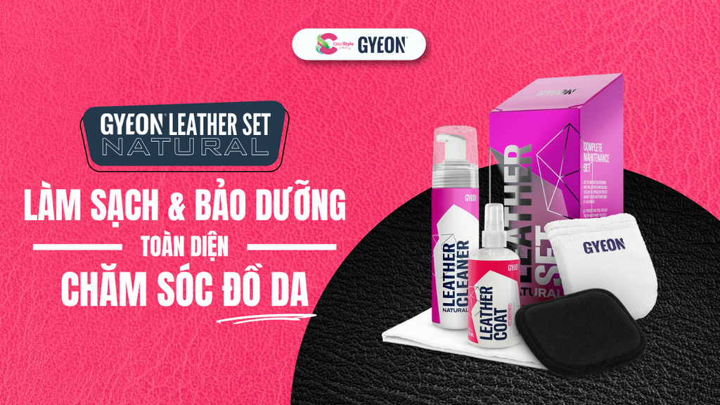 GIẢI PHÁP TOÀN DIỆN CHĂM SÓC ĐỒ DA: Q2M LEATHERSET NATURAL