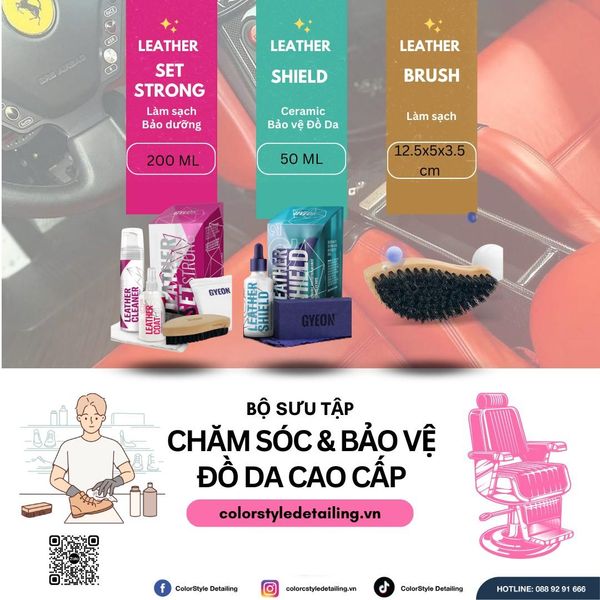 Sản phẩm chăm sóc ô tô chuyên dụng cho đồ da cao cấp