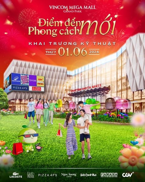 NGƯỜI MẪU XUANLAN'S ACADEMY SẼ GÓP MẶT TRÌNH DIỄN TRONG BUỔI KHAI TRƯƠNG KỸ THUẬT VINCOM MEGA MALL GRAND PARK