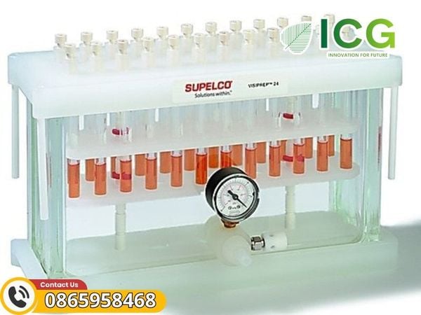 Bộ chiết pha rắn 24 vị trí Visiprep™ SPE Vacuum Manifold - 57265 Supelco
