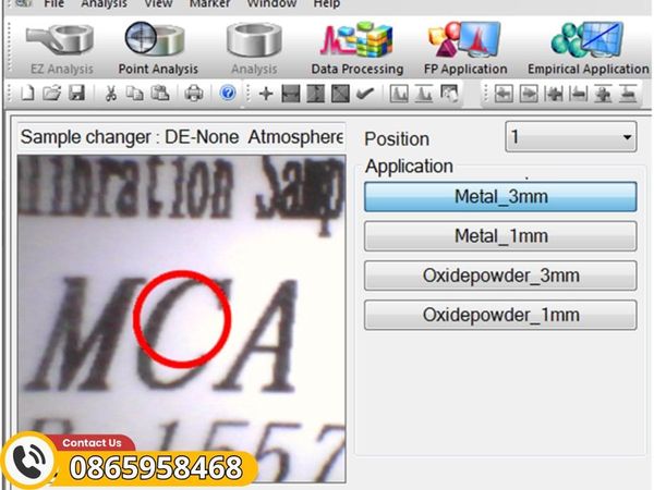 EDXRF trong phân tích dị vật