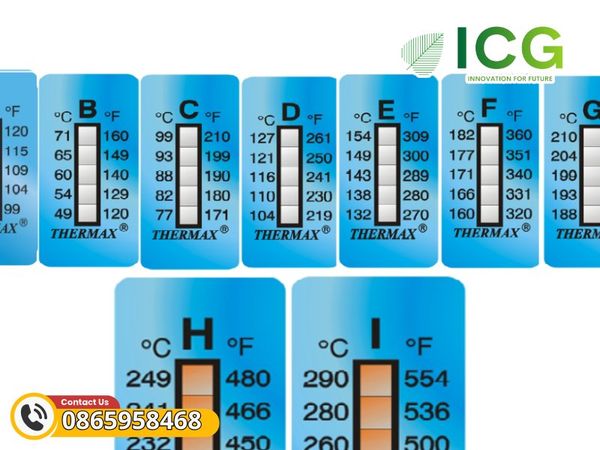 Giấy đo nhiệt độ thermax 5