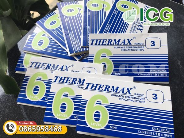 Giấy đo nhiệt độ thermax 6