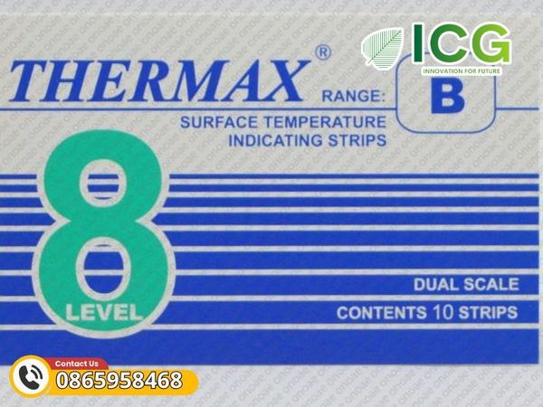 Giấy đo nhiệt độ thermax 8