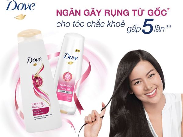 DOVE dầu xả ngăn gãy rụng tóc