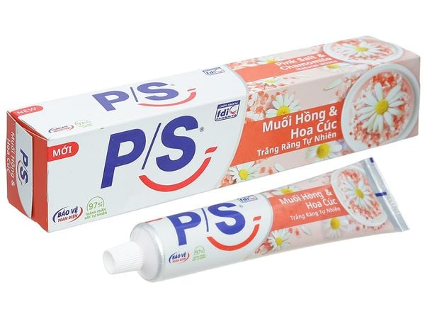 P/S Kem đánh răng Muối Hồng & Hoa Cúc 180g