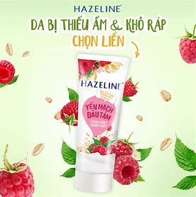 HAZELINE sữa rửa mặt yến mạch & dâu tằm