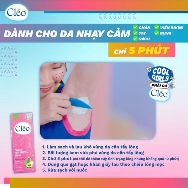 Combo Kem tẩy lông da thường 50g và Gel dưỡng sau tẩy lông 50g