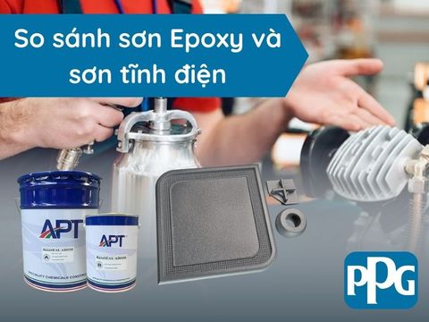 So sánh sơn epoxy và sơn tĩnh điện