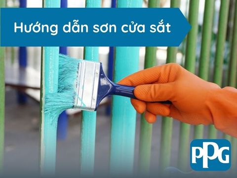 Hướng dẫn sơn cửa sắt tại nhà đơn giản, chi tiết nhất
