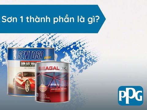 Sơn 1 thành phần là gì? So sánh với sơn 2 thành phần