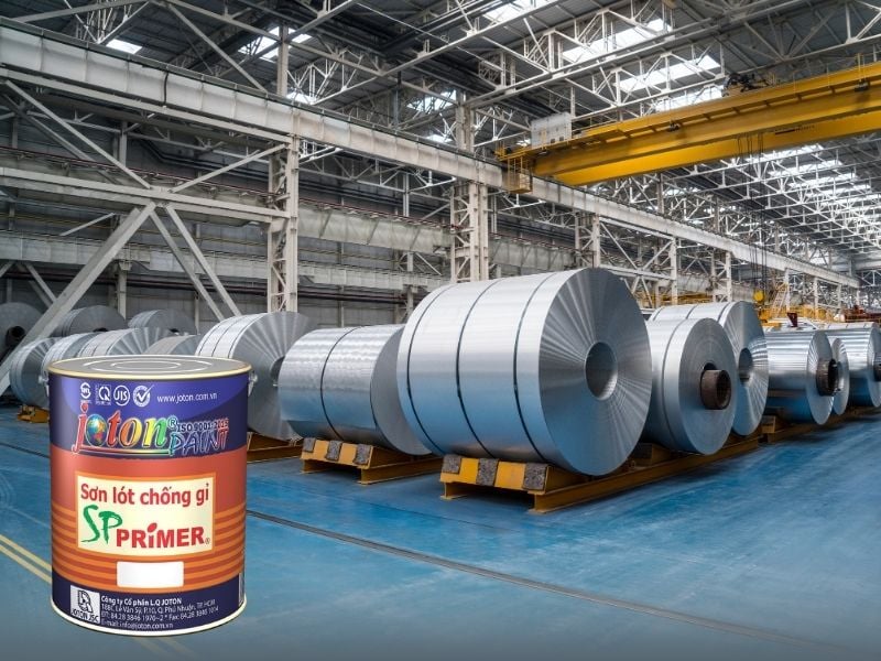 Sơn chống rỉ Joton Sp Primer được ứng dụng phổ biến trong sản xuất tôn và thép cuộn