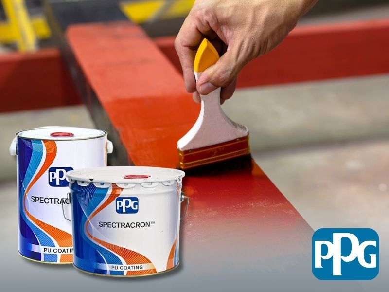 Sơn chống rỉ PPG phù hợp cho các bề mặt kim loại đa dạng như thép, nhôm, các thiết bị công nghiệp và dụng cụ làm vườn