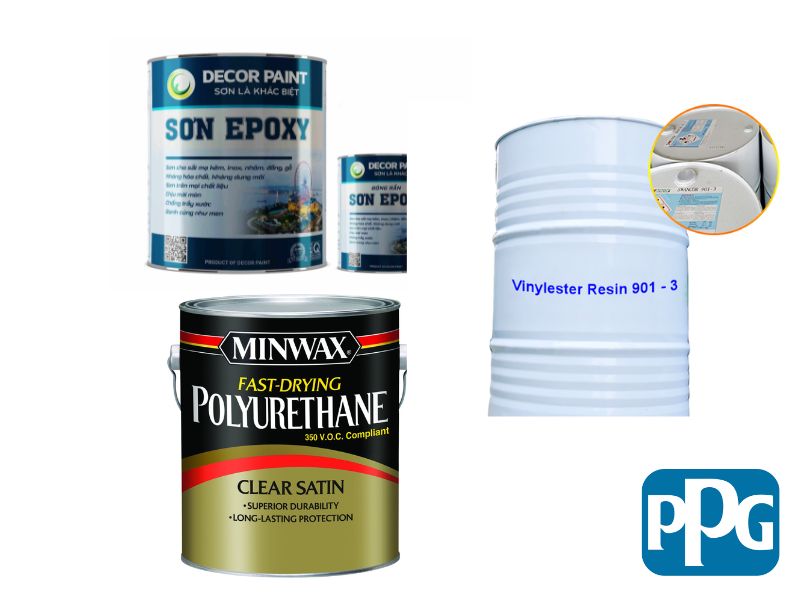 Các loại sơn 3 thành phần phổ biến