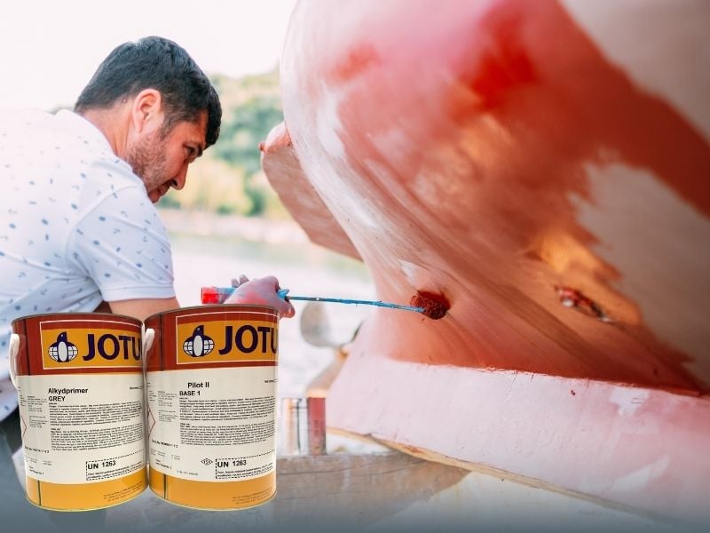 Sơn chống rỉ Jotun được ứng dụng phổ biến trong ngành hàng hải do khả năng chống lại ăn mòn nước biển cao