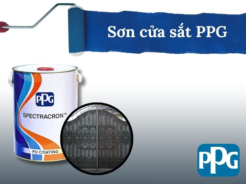 Sơn PPG chuyên dùng cho các bề mặt kim loại như cửa sắt