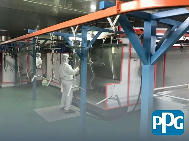 Quy trình sơn tĩnh điện yêu cầu các thiết bị chuyên dụng