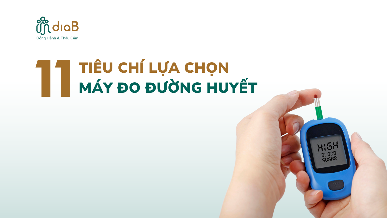 11 TIÊU CHÍ LỰA CHỌN MÁY ĐO ĐƯỜNG HUYẾT PHÙ HỢP NHẤT