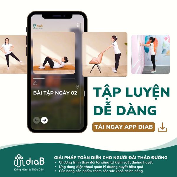 30 PHÚT TẬP THỂ DỤC ĐƠN GIẢN MỖI NGÀY CÙNG DIAB