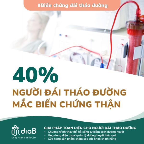 VÌ SAO NGƯỜI ĐÁI THÁO ĐƯỜNG DỄ BỊ SUY THẬN?