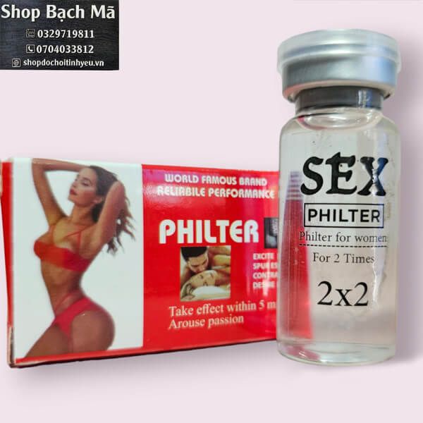 Thuốc kích dục nữ dạng nước sex Philter PT Shop Đồ Chơi Tình Yêu  