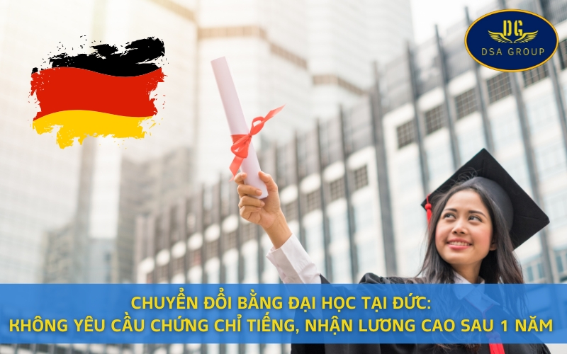 Chuyển Đổi Bằng Đại Học Tại Đức: Không Yêu Cầu Chứng Chỉ Tiếng, Nhận Lương Cao Sau 1 Năm