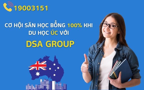 Cơ hội săn học bổng 100% du học Úc cùng DSA Group
