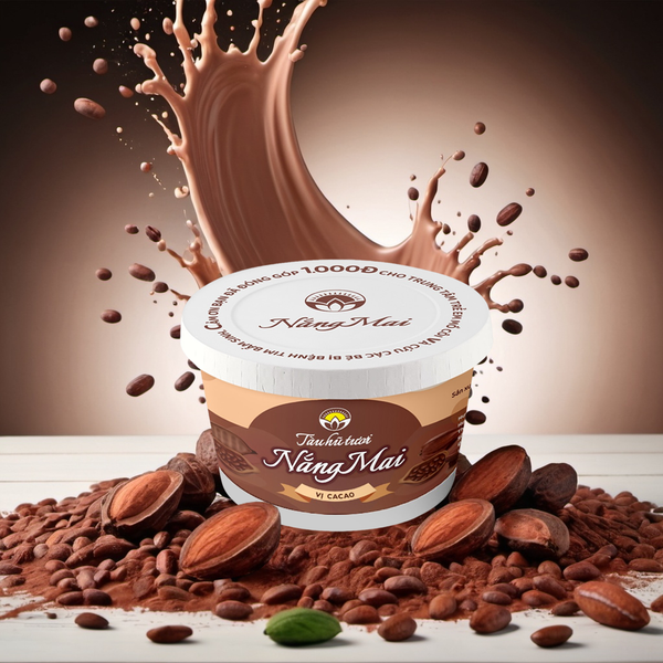 Tàu hũ tươi Nắng Mai giới thiệu sản phẩm mới: Tàu hũ tươi vị Cacao